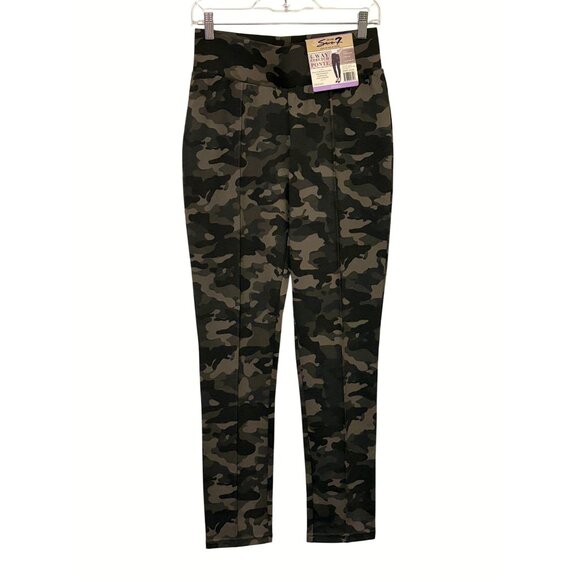 Seven7 Pants - NWT New Seven7 Skinny 4-Way Stretch High-Rise Ponte Camo Full-Length Leggings S